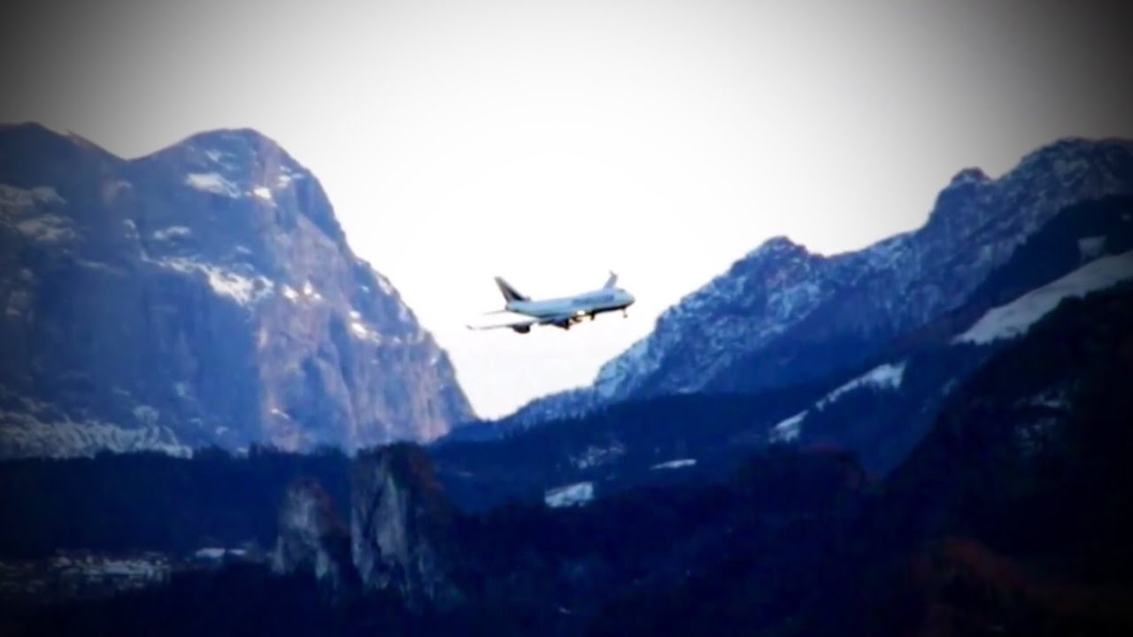 Transaero Airlines Boeing 747-4F6 VQ-BHX --- Ankunft am Salzburg Airport (Full HD)