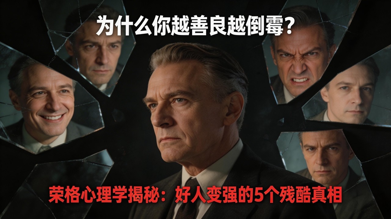 為什麼你越善良越倒楣？榮格心理學揭秘：好人變強的5個殘酷真相