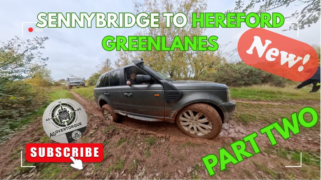 Epic Greenlaning Adventure! Sennybridge to Herefordshire Part 2 | Off-Road in Range Rover Sport L320