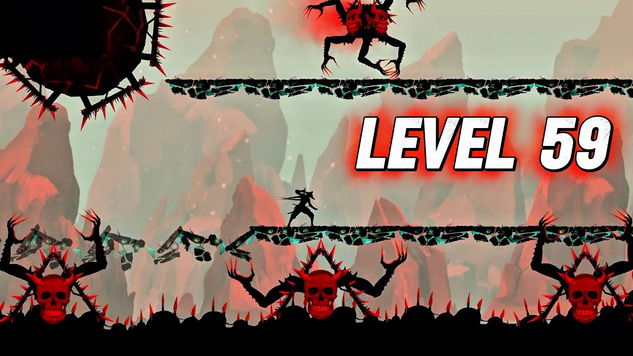 Ninja Arashi 2 Shadow's Return Level 59 | All stars ⭐⭐⭐ | No deaths