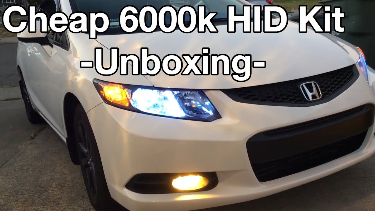 Cheap HID kit under $30 Xentec unboxing