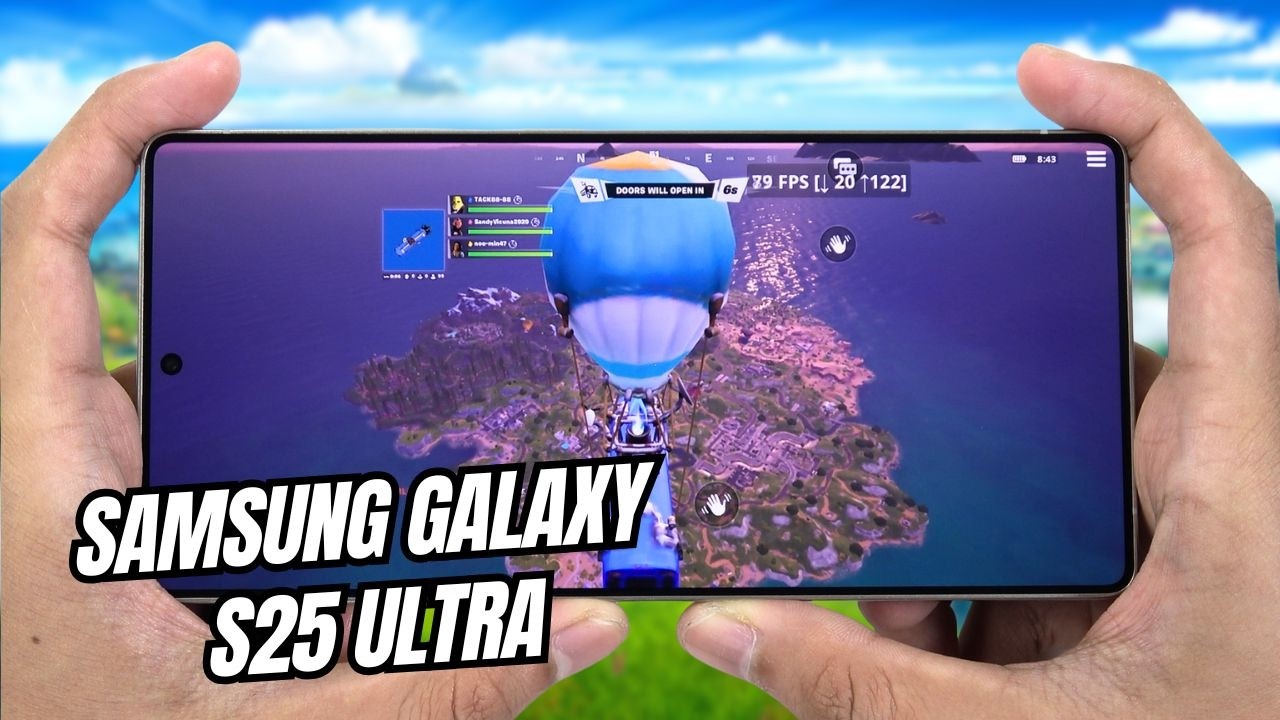 SAMSUNG GALAXY S25 ULTRA FORTNITE Gameplay