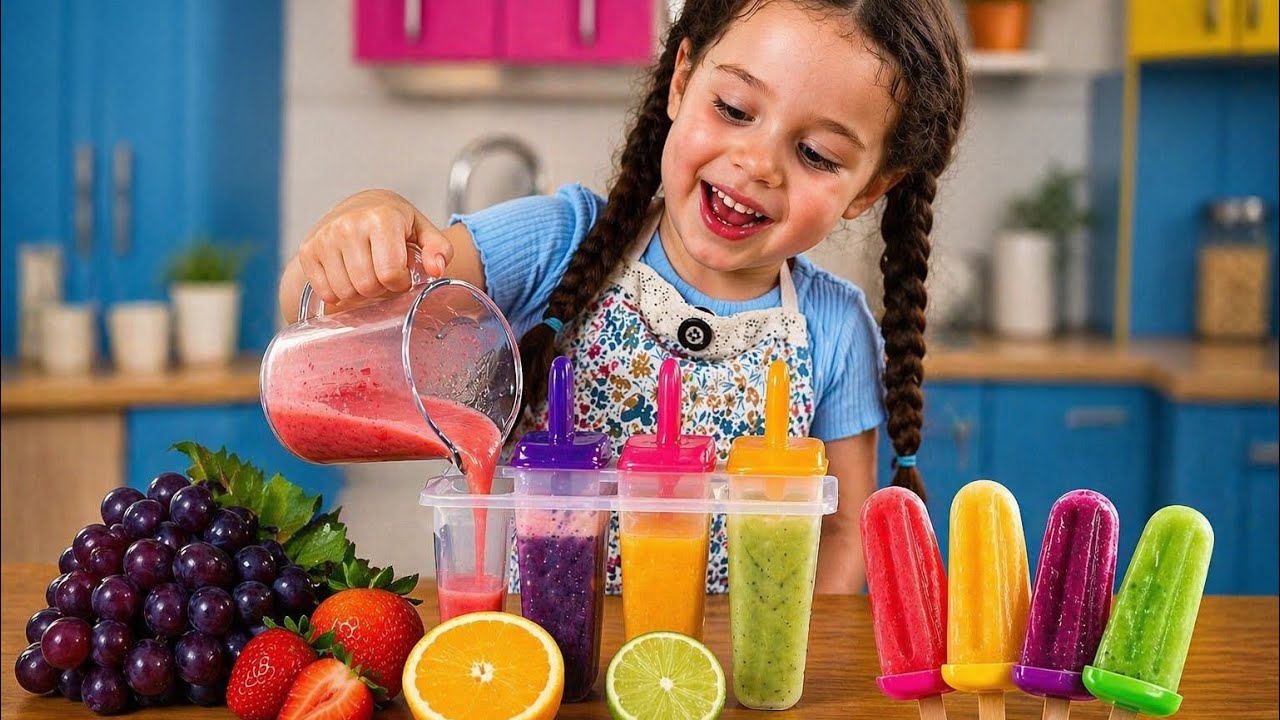 PICOLÉ CASEIRO DE FRUTAS PARA CRIANÇAS | A LAURINHA ENSINA DO SEU JEITO