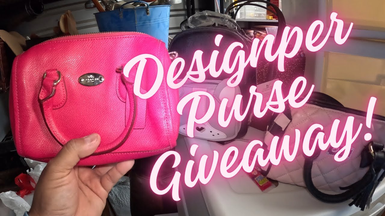 Giving away 1 of 2 designer purses I found in the trash