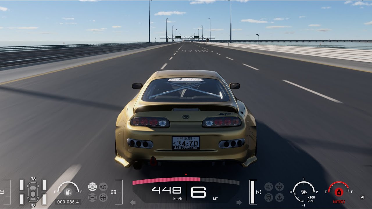Gran Turismo 7 | Toyota Supra RZ Fully Tuned Max - Top Speed Km/h 448 Mph 278