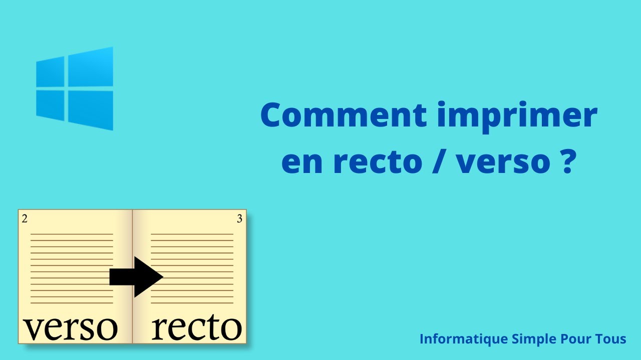 Comment imprimer en recto verso ?