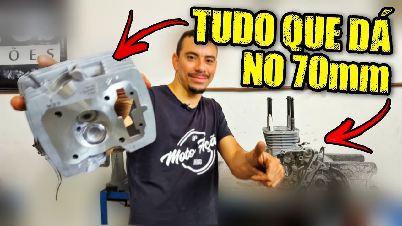 70mm CURSADO NA 150 / FINALIZANDO O MOTOR NA BANCADA