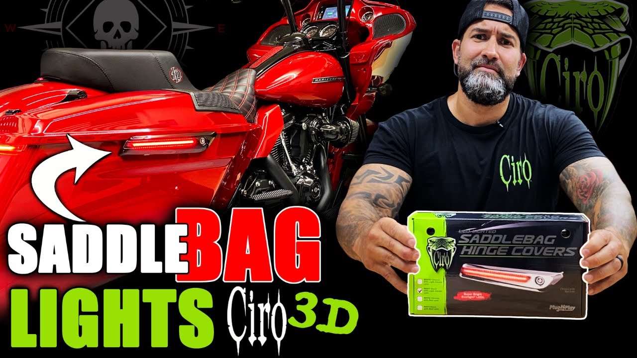 BEST LED Lighted Saddlebag Hinge Covers for your Harley Davidson from @ciro3d_goldstrike3d