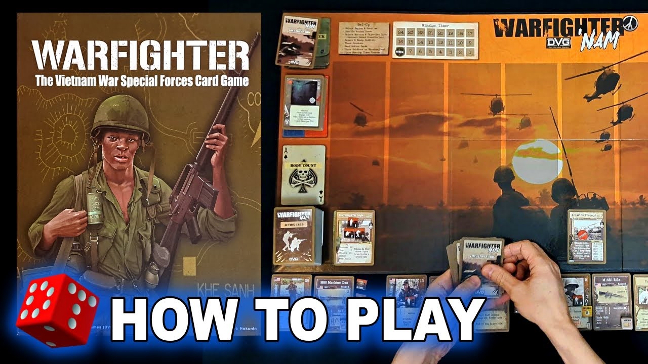 Warfighter Vietnam (DVG) - Как играть | Карточная военная игра
