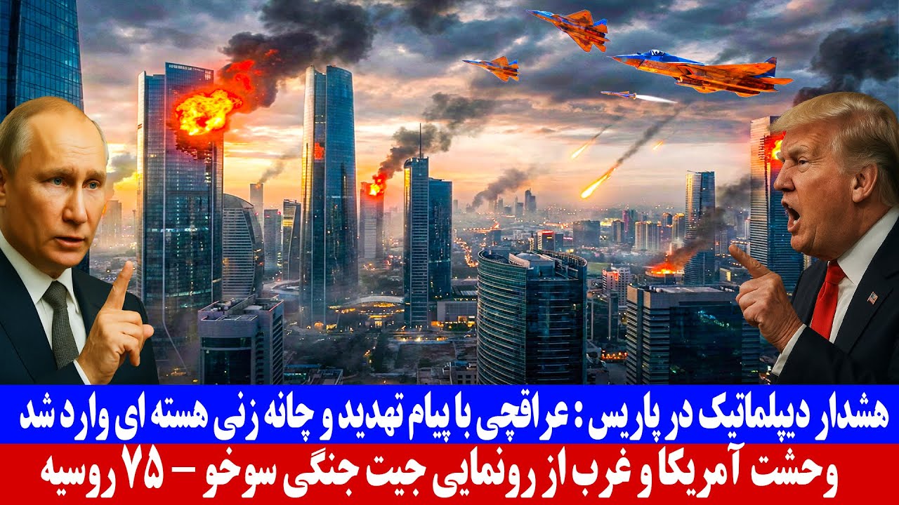 عراقچی با پیام تهدید و چانه زنی هسته&zwnj;ای وارد پاریس شد | وحشت غرب از جیت جنگی سوخو 75 روسی
