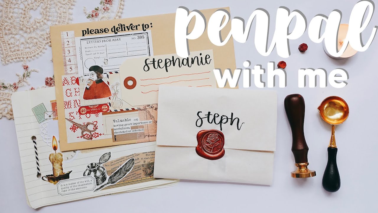 PENPAL WITH ME | vintage theme