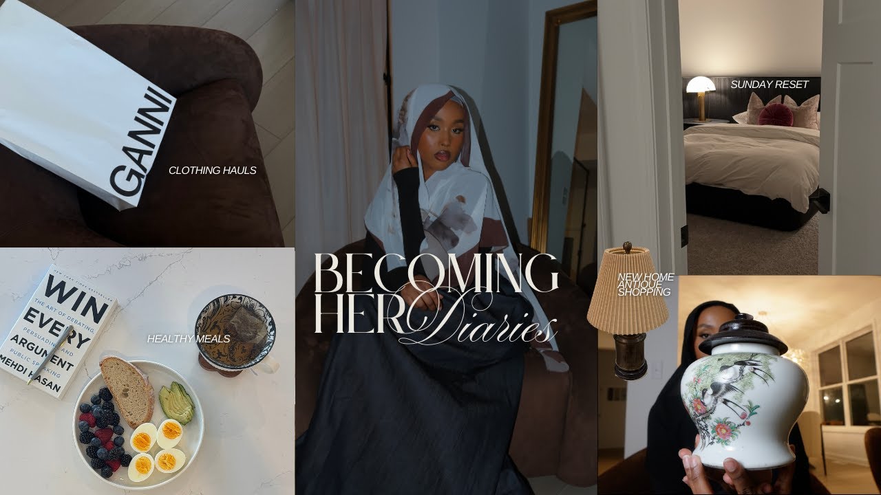 Weekly Vlog | Ramadan prep, home update, cooking, antique shopping, self-care & girl talks