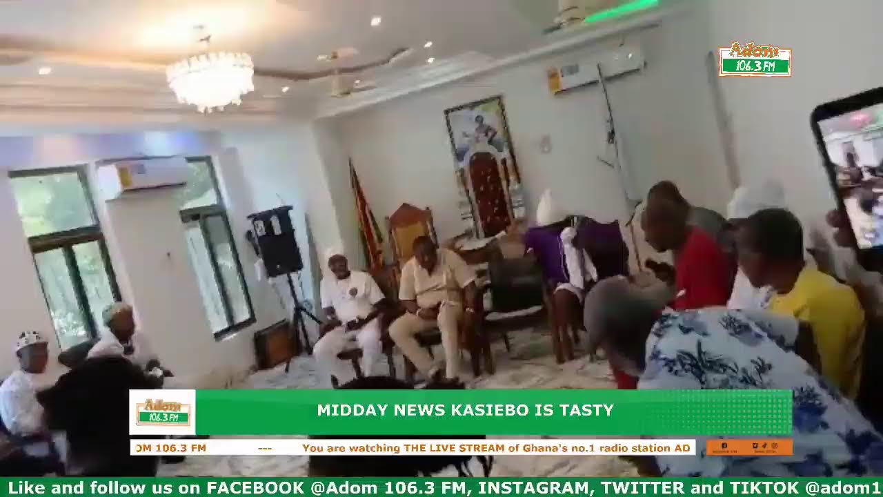 Midday News Kasiebo Is Tasty on Adom 106.3 FM (12-03-26)
