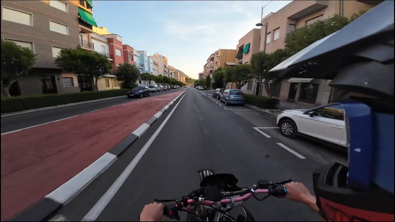 *POV* Town Ride on 74cc moped (biar alicante)