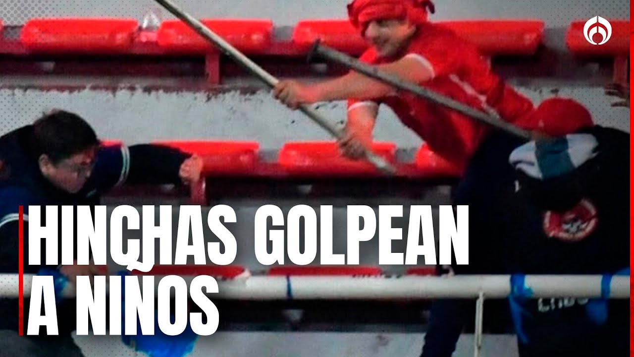 ¡De terror! Hinchas argentinos desatan zafarrancho y golpean a chilenos en estadio
