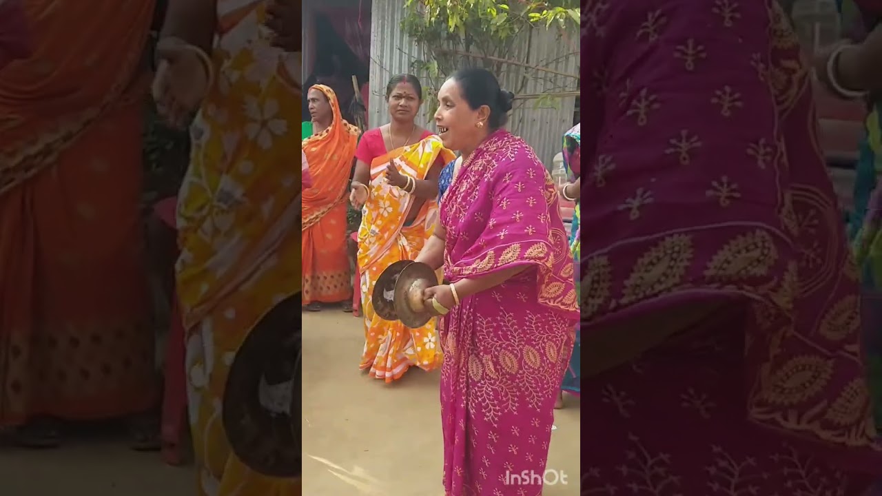 আমাদের গ্রামের বাড়িতে সূর্য ব্রত পুজোর কিছু মুহূর্ত# গ্রাম্য পুজার রীতি নীতি ।❤