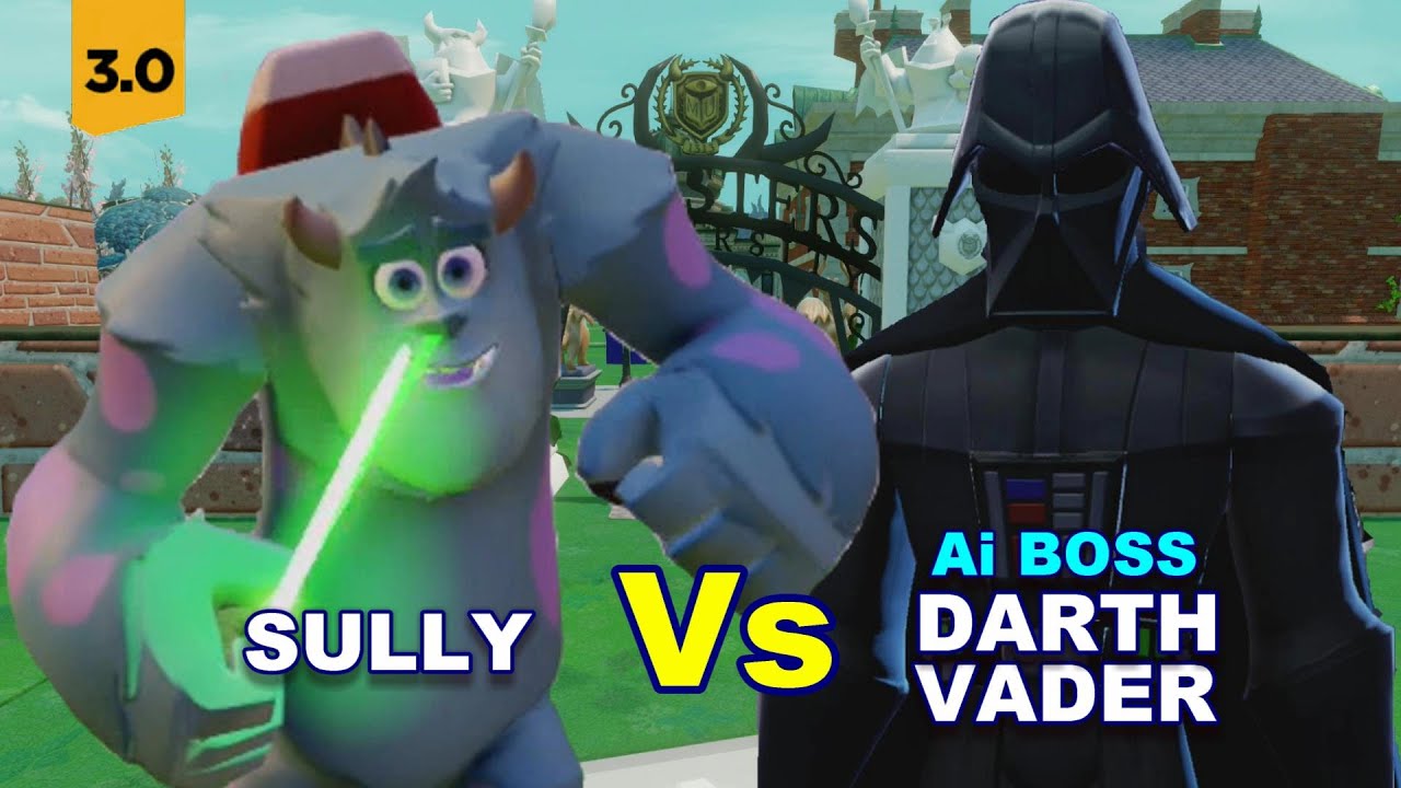 Disney Infinity 3.0 Sully v Ai Boss Darth Vader 'Extreme'
