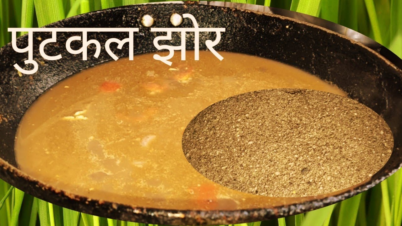 पुटकल पता का पाउडर झोर। Putakal pata pawder recipe। Khatta khatta gravy wali recipe।