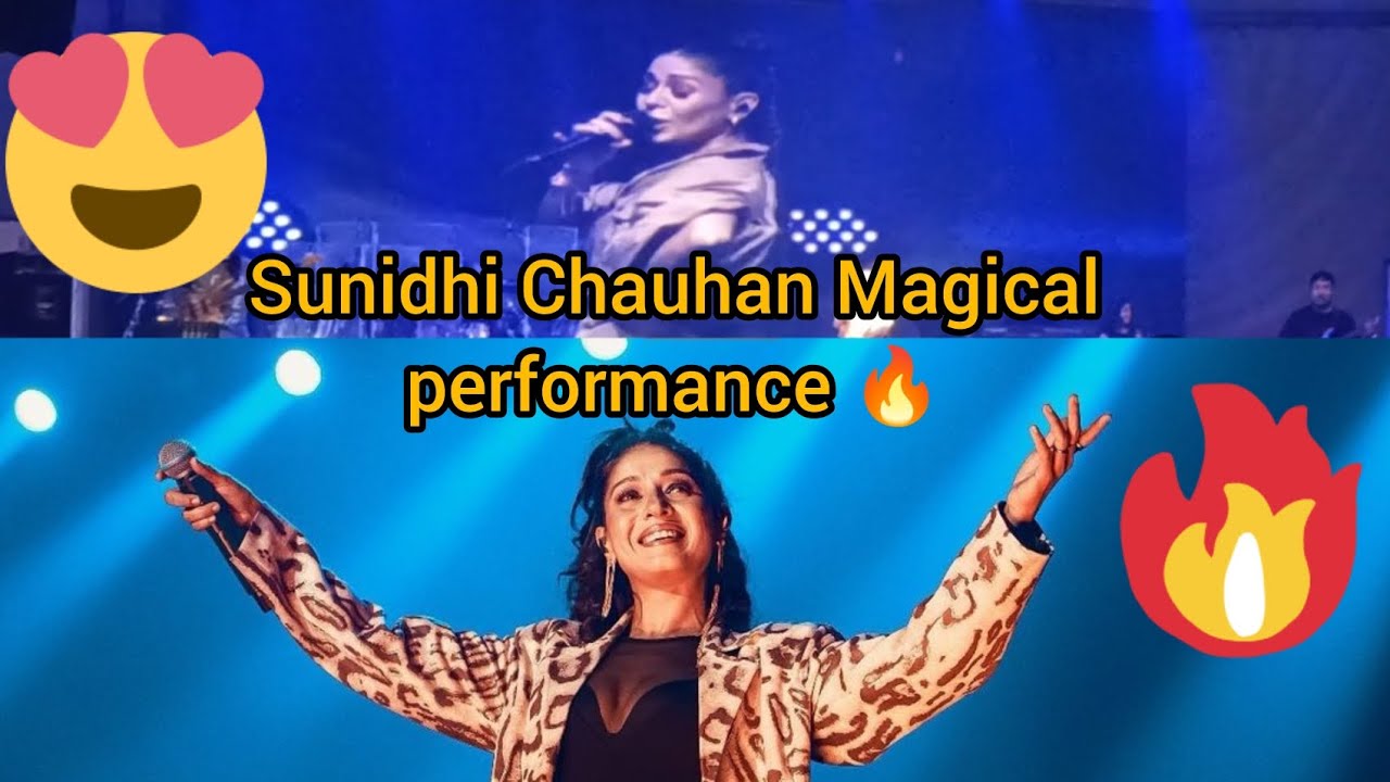 Sunidhi Chauhan Live Magical Performance Mumbai Mahalaxmi Saras 🔥❤️