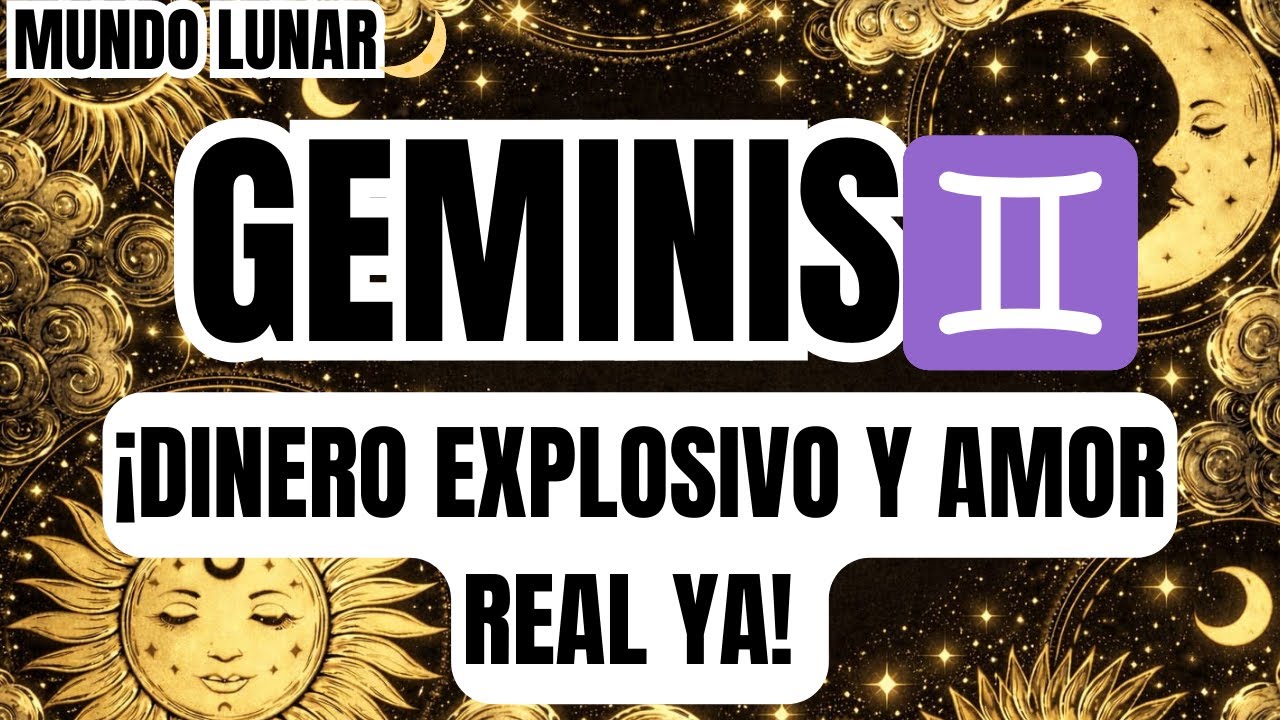 GEMINIS♊NO ACEPTES MIGAJAS 🚫 ¡VIENE UN DINERO GRANDE 💰💸 Y UN AMOR DE VERDAD! ❤️