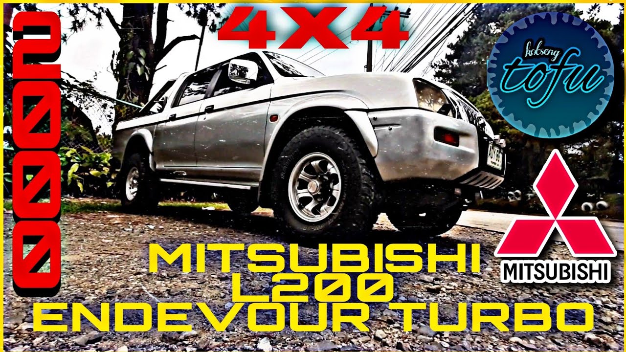 2000  MITSUBISHI L200 | ENDEAVOUR | 4D56 TURBO 4X4 | DIESEL 2.5 M/T | UPHILL DRIVE
