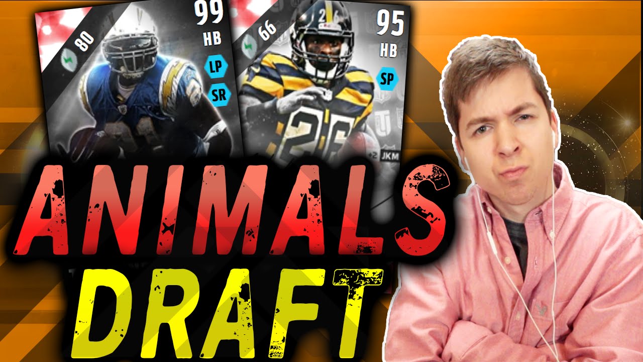 SPOILED MILK FORFEIT! ANIMALS vs NON ANIMALS DRAFT! MADDEN 16 DRAFT CHAMPIONS