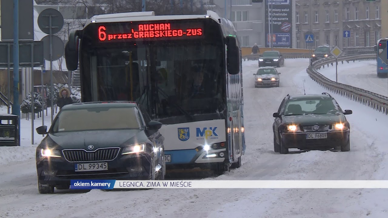 LEGNICA. ZIMA W MIEŚCIE