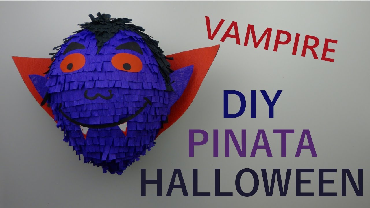 Halloween Vampire Pinata. DIY Pinata 🎊🧛‍♂️