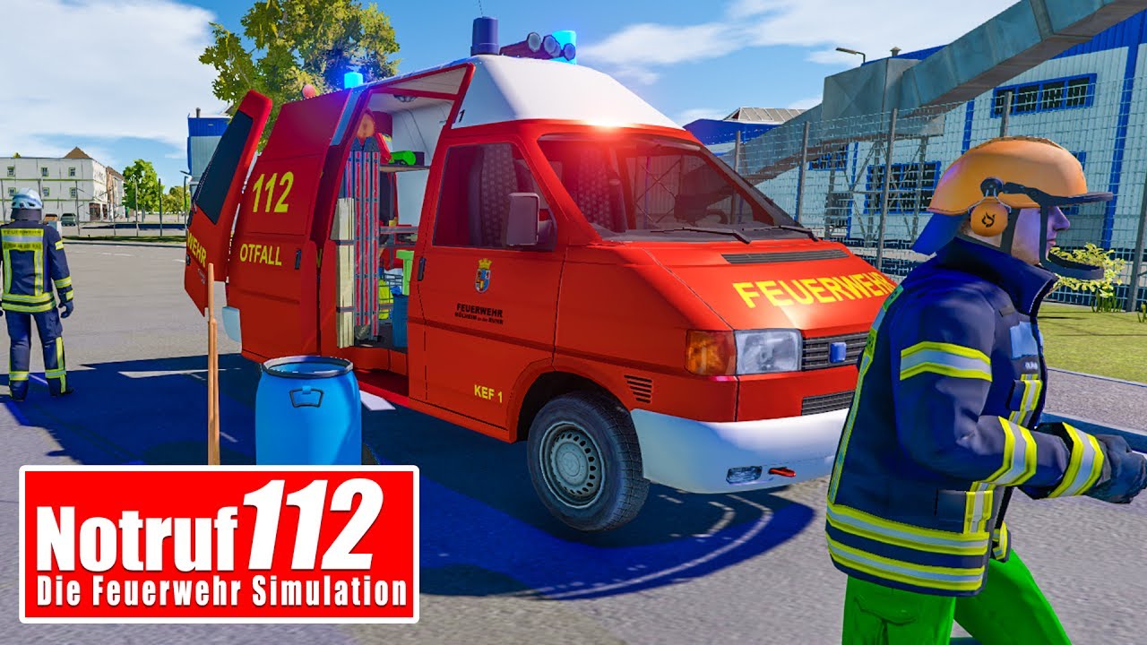NOTRUF 112 #45: Einsatz fürs KEF: MIT DER KETTENSÄGE den AST absägen! I Feuerwehr-Simulation
