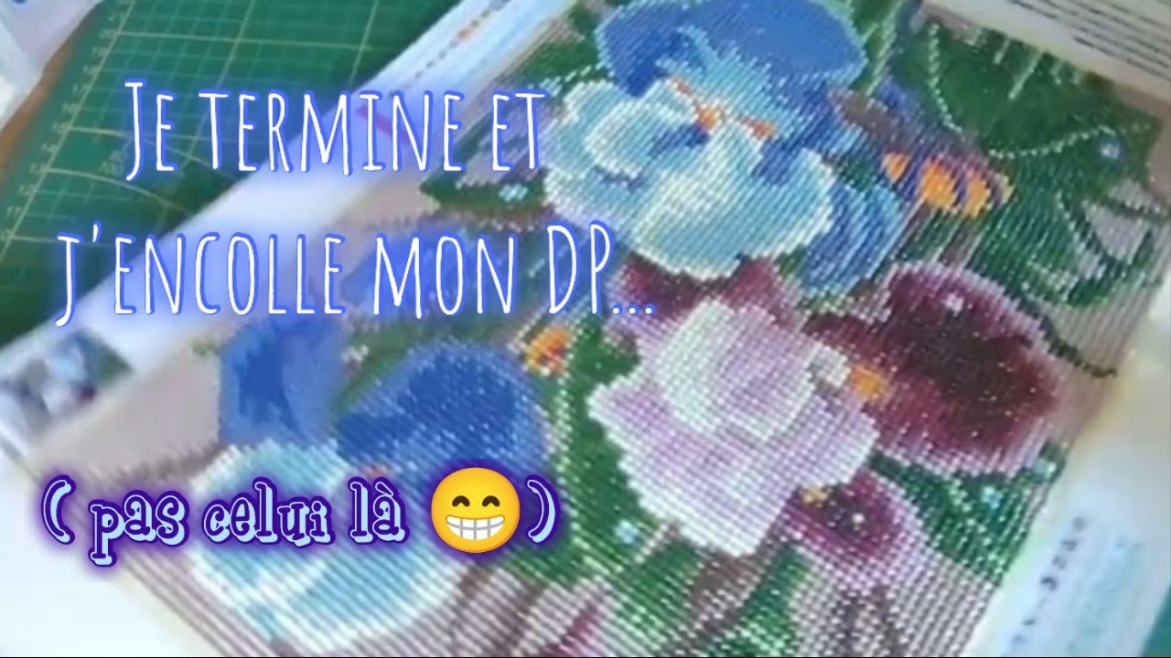 JE TERMINE AVEC VOUS 🥰#diamondpainting 