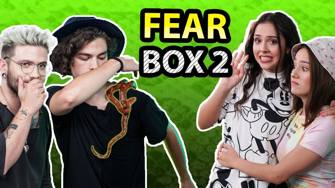 HORROR Fear Box Challenge| Mimi, Bogdan, Bibi și Vlad ating un ȘARPE!