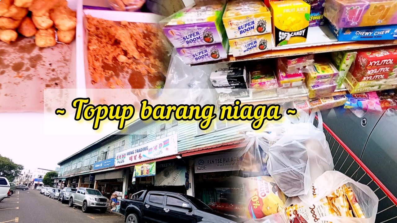 Cari kuih dan topup barang niaga