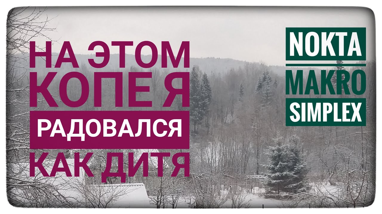 На этом копе я радовался как дитя. Коп в Карпатах. Эта разведка прошла шикарно. Nokta Makro Simplex