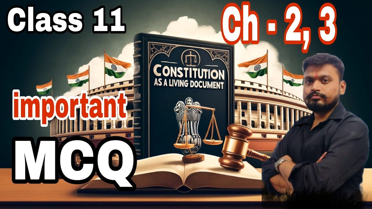 Class 11 chapter 2,3 political science important MCQ by Deepak Baghel live 