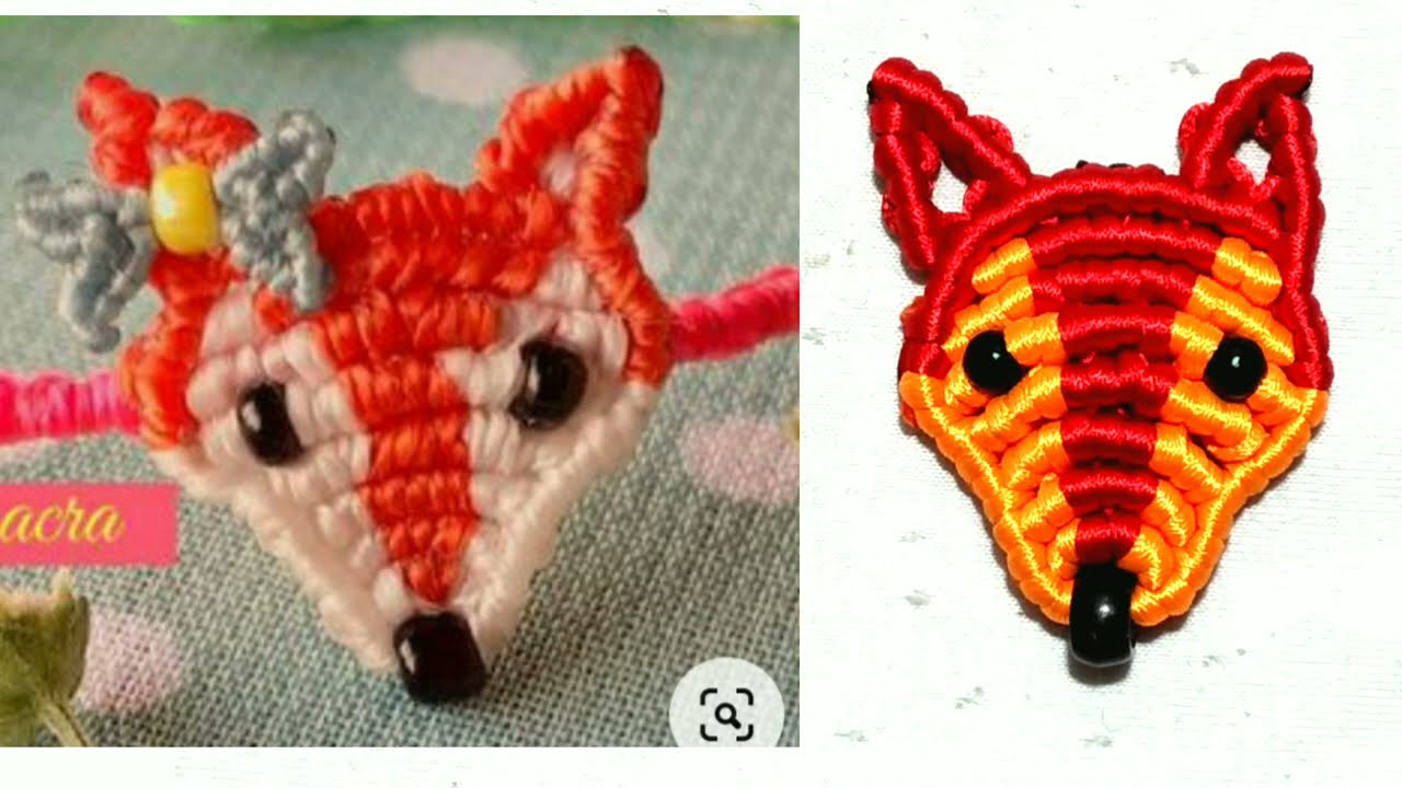 #SOUVENIR#GANTUNGAN KUNCI#GELANG PERSABATAN#MACRAME#ANIMAL#KEYCHAIN#FRIENDSHIP BRACELET#RUBAH#FOX