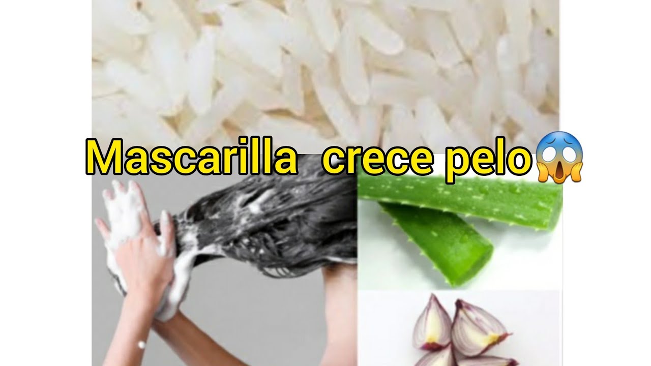 Mascarilla  aceleradora  del crecimiento/crece pelo 😱😱