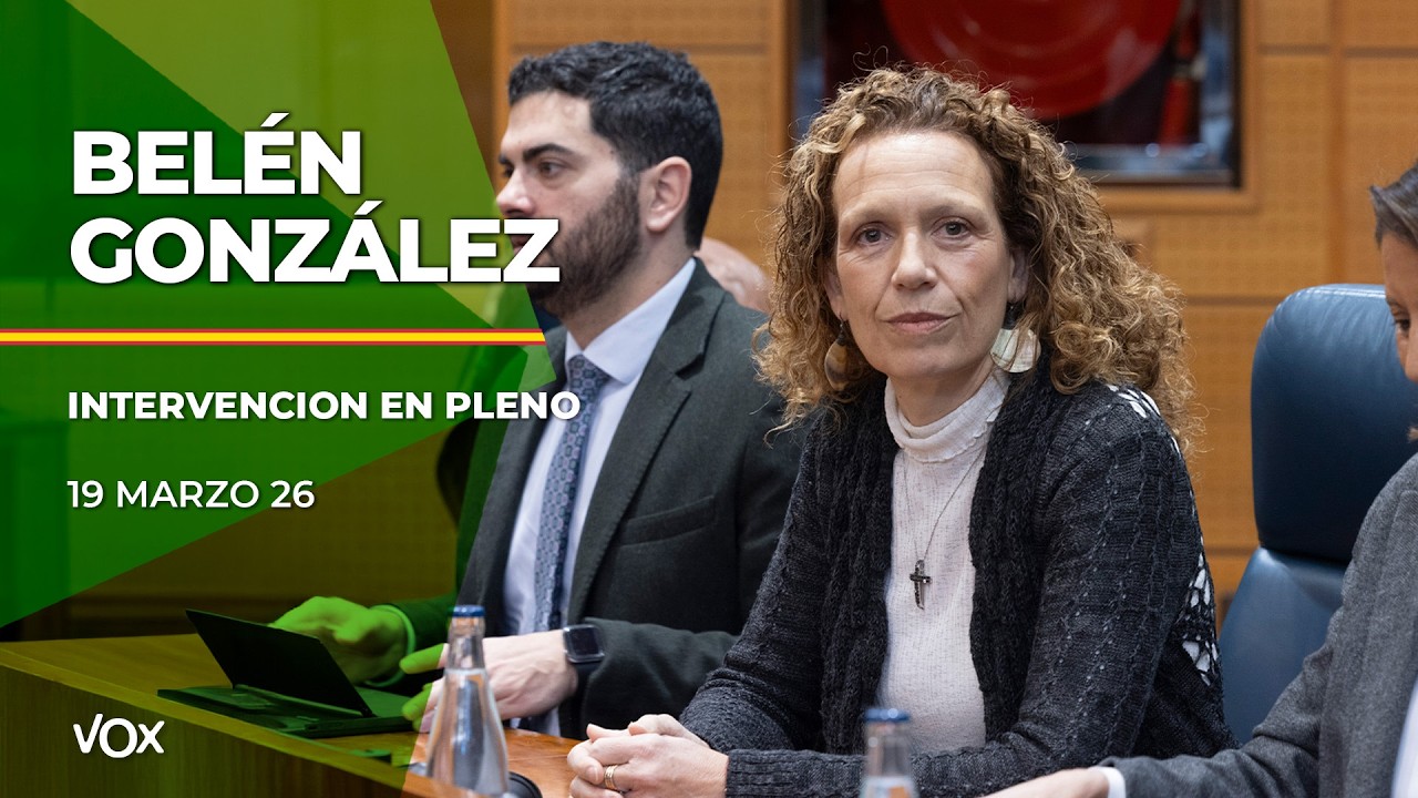 12.03 I Intervención BELÉN GONZÁLEZ en la Asamblea de Madrid