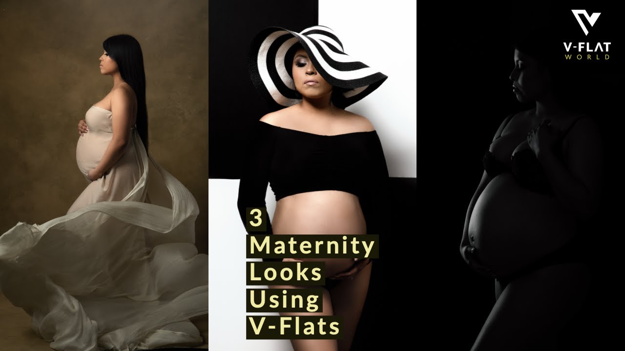3 Maternity Setups With Diana Robles Using V-Flats - Photography - Lighting