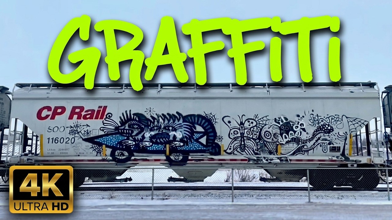 FREIGHT TRAIN GRAFFITI BENCHING #22