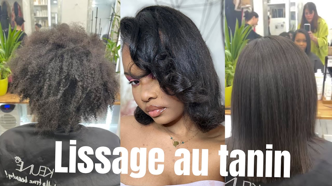 LISSAGE AU TANIN POUR LA PREMIÈRE FOIS !! | SALON LYNDA COIFFURE | JOURNÉE DÉTENTE 💇🏽‍♀️💆🏽‍♀️
