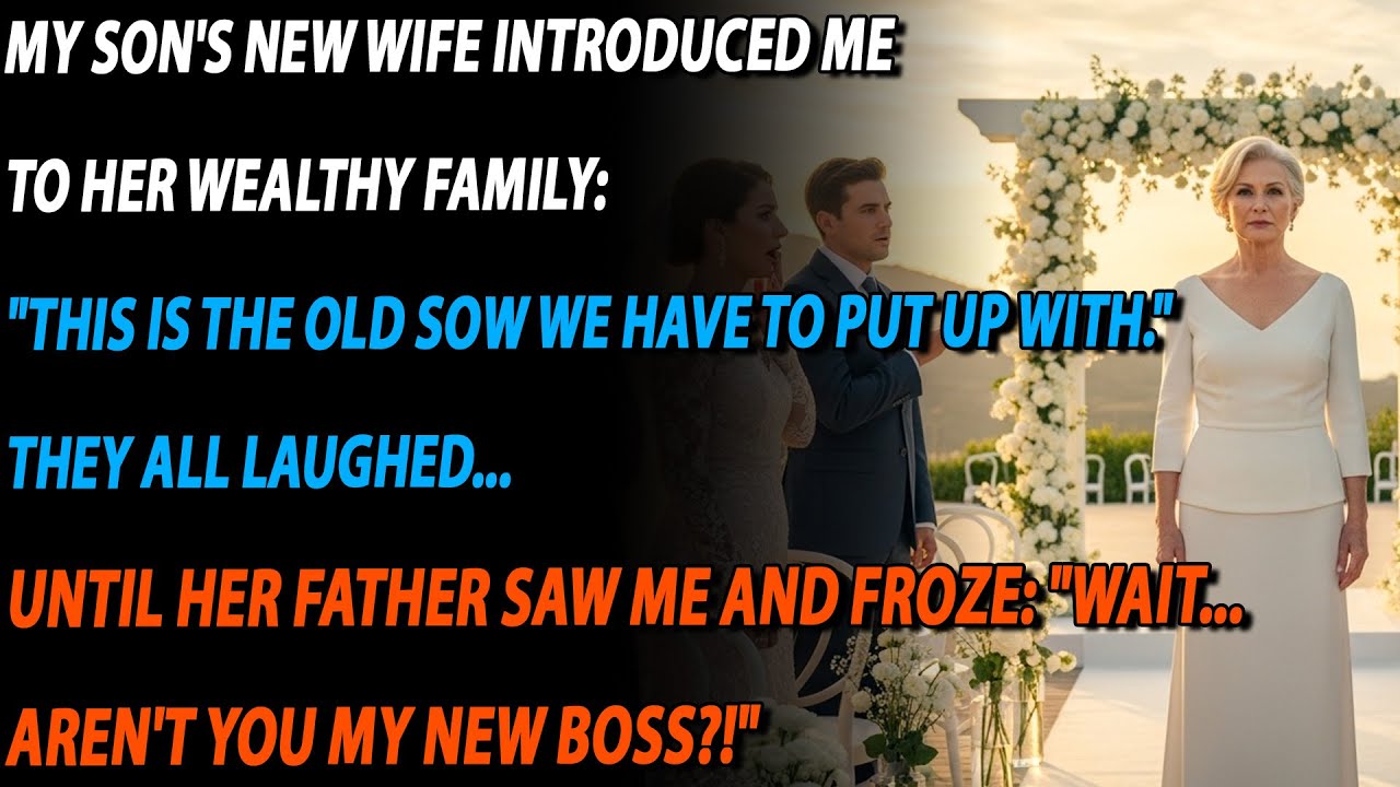 😱 She Called Me an “Old Sow” at the Wedding — Then Her Dad Froze: “Is It Her?”