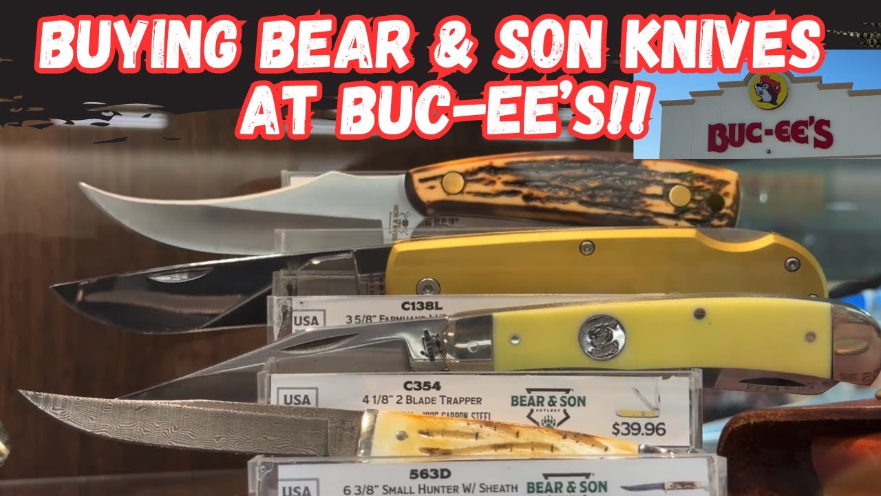 Buying Bear & Son's Knives at Buc-ee's!