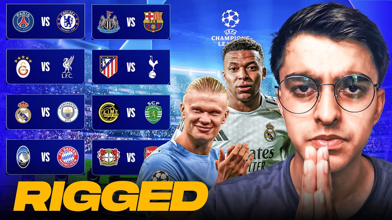 SHAME ON UEFA!! REAL MADRID VS MAN CITY AGAIN!! *RIGGED* CHAMPIONS LEAGUE DRAW!