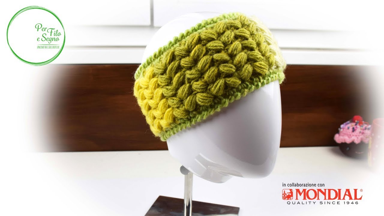 Tutorial - Fascia Caramellina (punto puff zig zag)