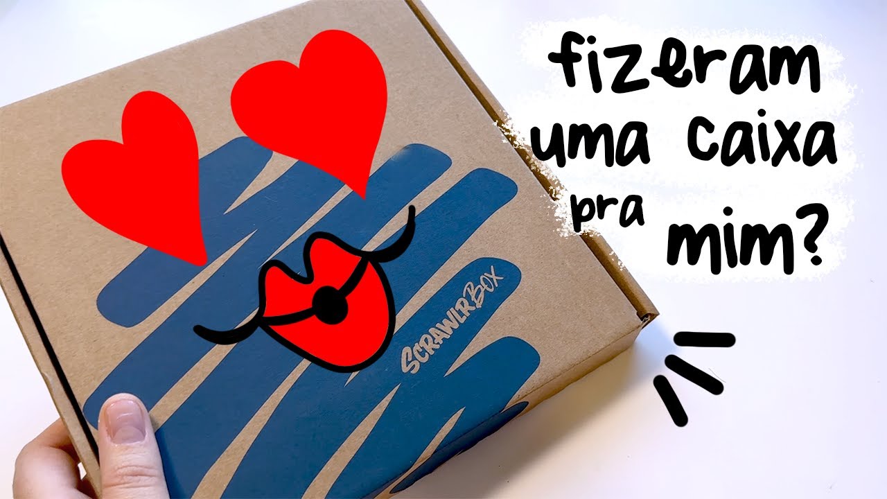 UM PEDIDO DE DESCULPAS!? -FIZERAM UMA CAIXA MISTERIOSA DE ARTE PRA MIM!