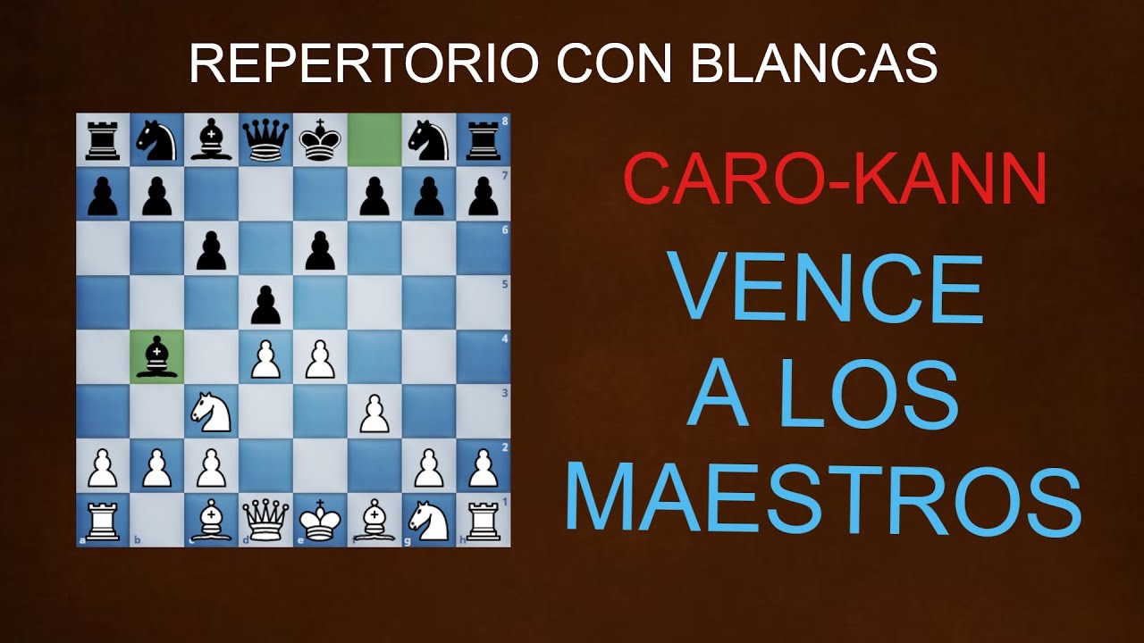 4  GANA A LOS MAESTROS DE LA CARO KANN