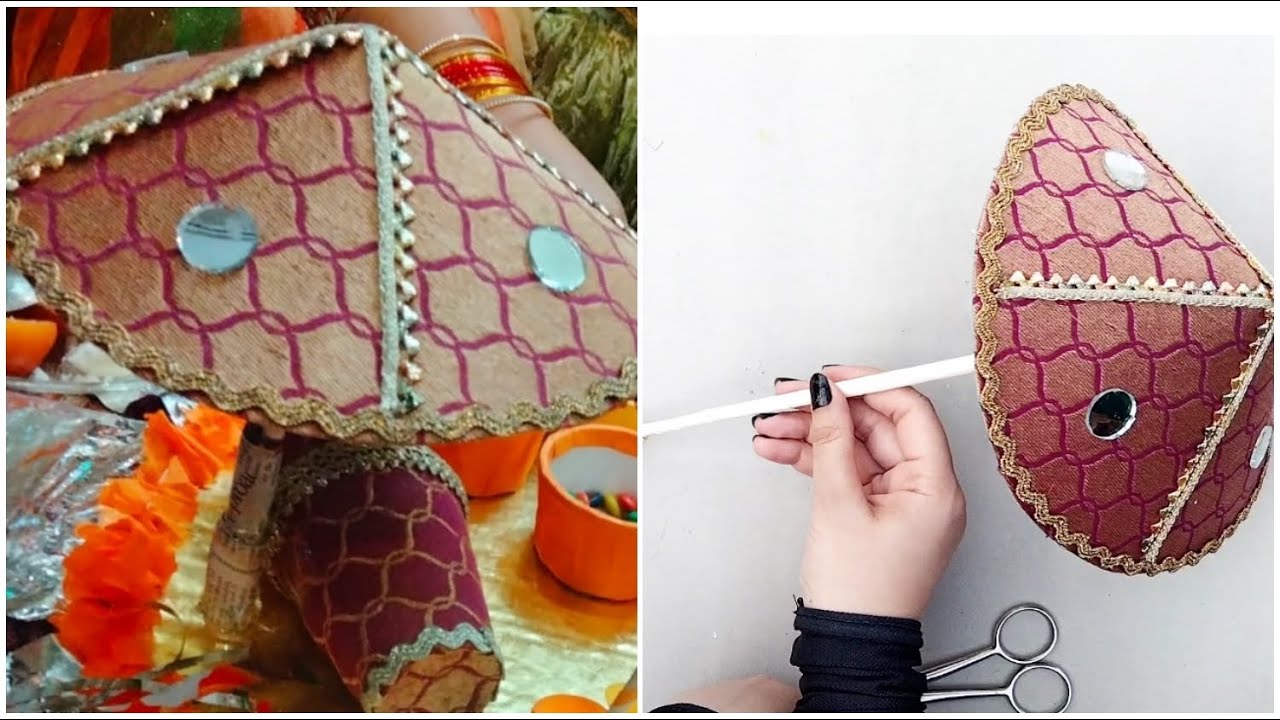 DIY Umbrella For Mehandi Tray | Mini umbrella | Mehandi Crafts Ideas | DIY Wedding Ideas | handmade
