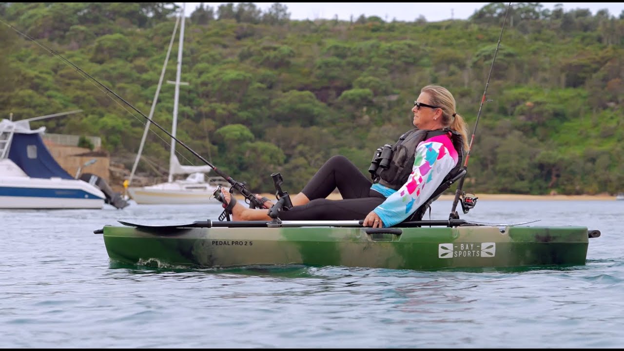 NEW! Bay Sports - Pedal Pro Fish 2.5m Pedal Kayak (HD Walkthrough)