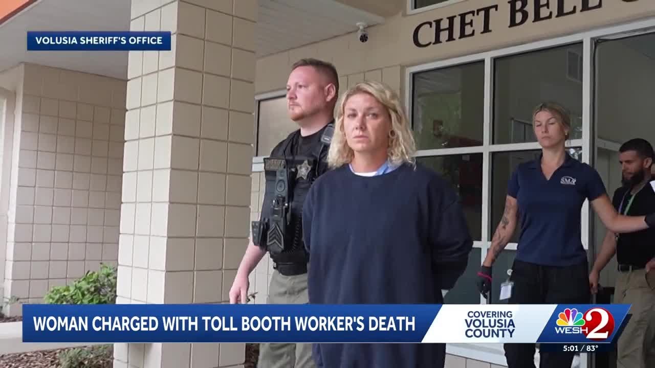 Woman arrested, accused of killing toll-booth worker in Daytona Beach Shores