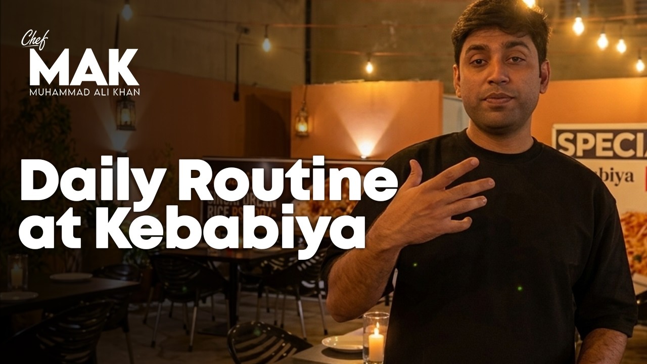 Chef Muhammad Ali Khan | Restaurant | Kebabiya | Roof Improvement.